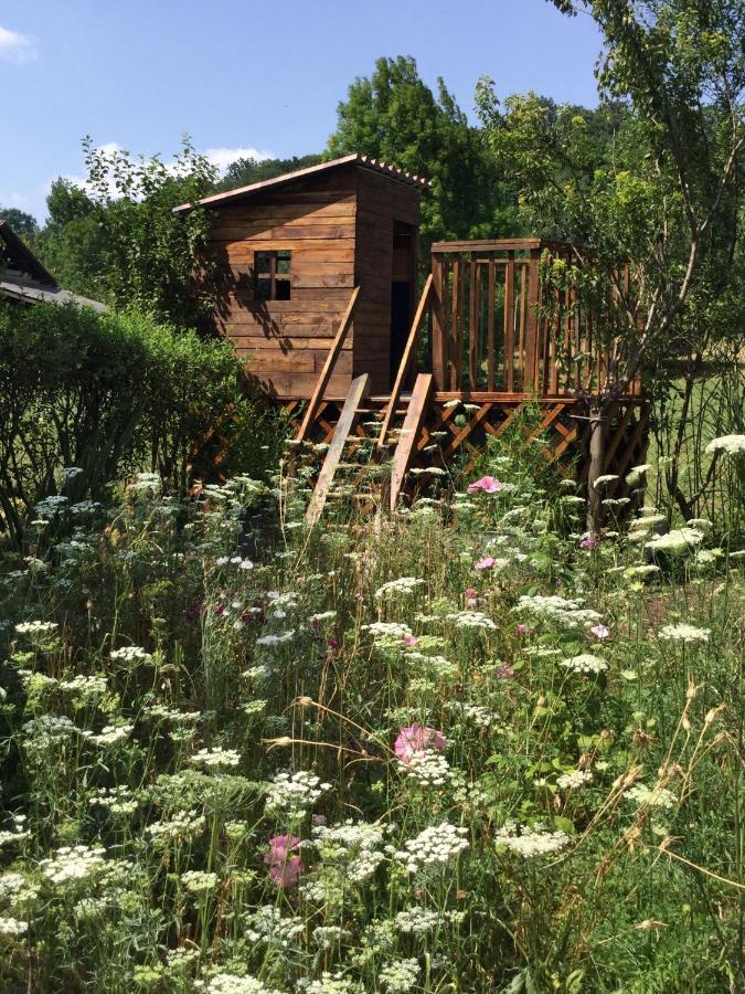 Loft Atypique Bed & Breakfast Villeneuve-de-Rivière Dış mekan fotoğraf